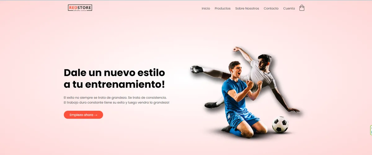 Preview del demo E-Commerce