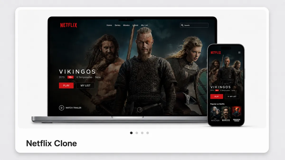 Preview del demo Netflix